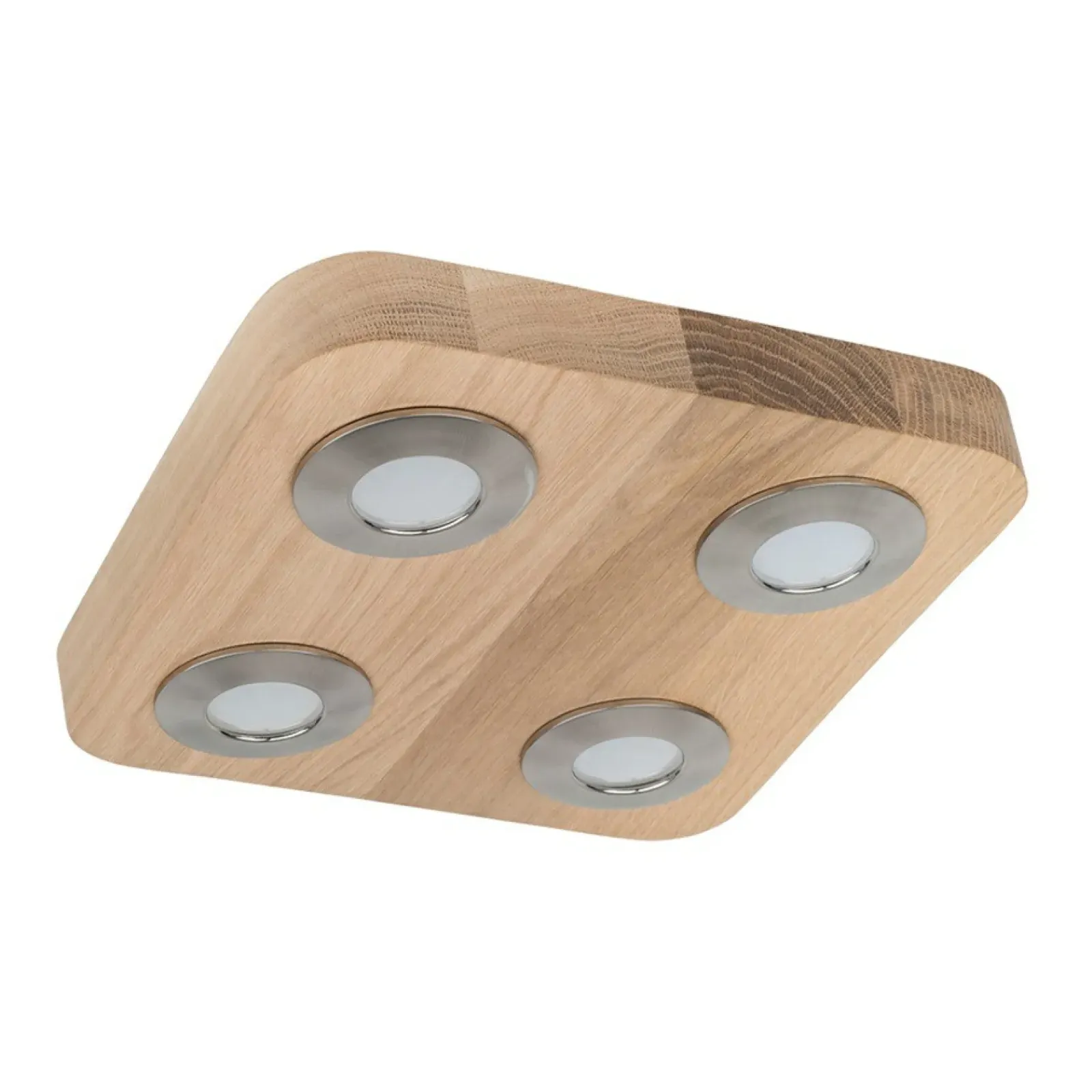 Sklep Kaja Lampa sufitowa drewniany plafon LED 3000K 2291474 SUNNIVA | Kaja* Lampy Led|Plafony Nowoczesne