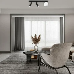 Sklep Kaja Lampa sufitowa, dwa reflektory i klosz MLP8405 z serii SIRIO | Kaja Oświetlenie Discount