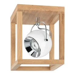 Sklep Kaja Lampa sufitowa geometryczny box z reflektorem 5222174 ROY | Kaja Discount