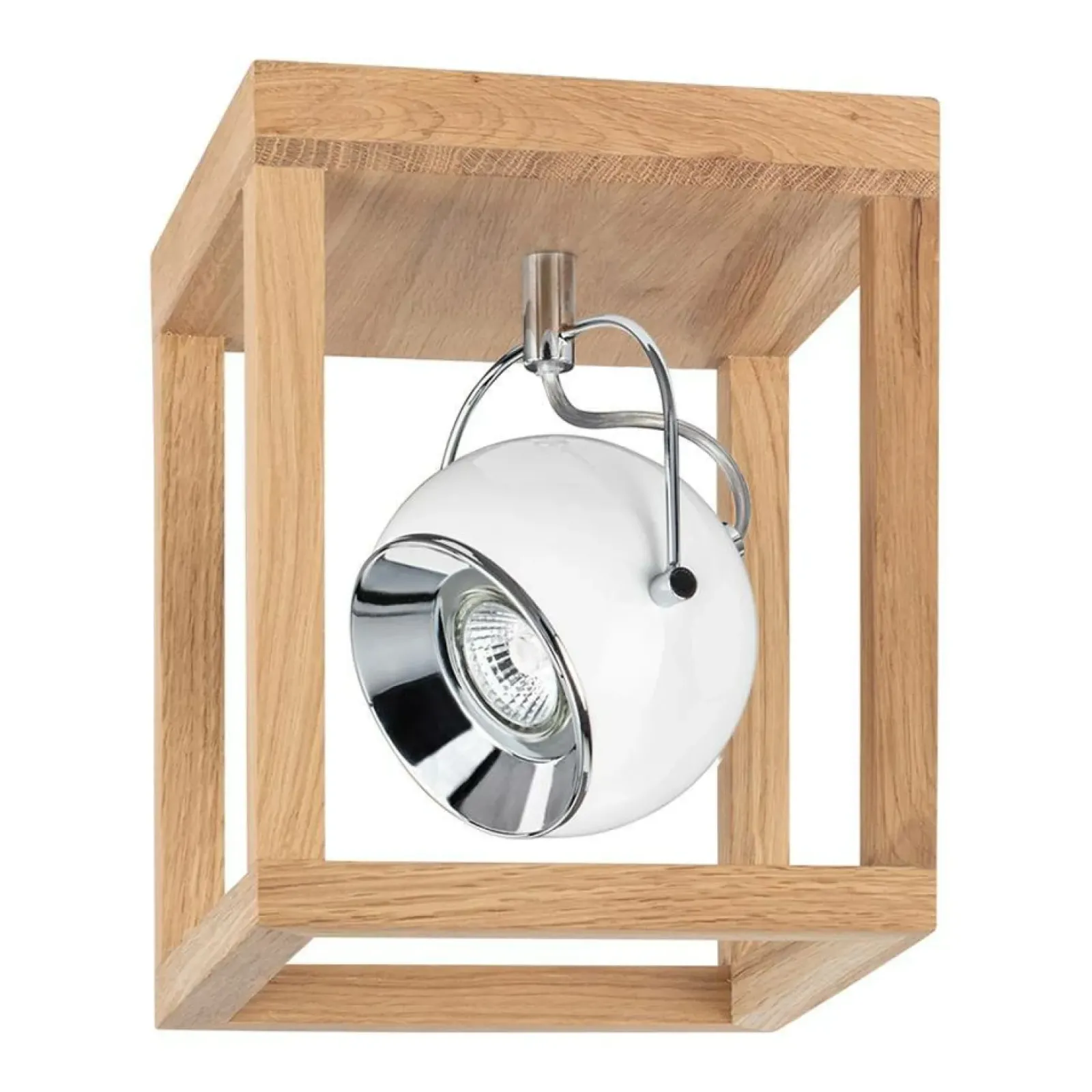 Sklep Kaja Lampa sufitowa geometryczny box z reflektorem 5222174 ROY | Kaja Discount