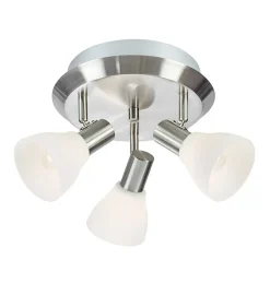 Sklep Kaja Lampa sufitowa kolor chrom regulowane klosze 107505 | Kaja Oświetlenie Store