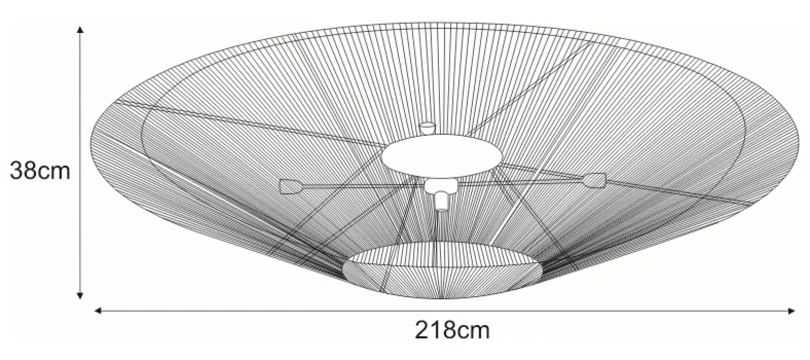 Sklep Kaja Lampa sufitowa KP-04 z serii CORNET* Randole Tradycyjne