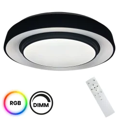 Sklep Kaja Lampa sufitowa LED sterowana pilotem ML6406 NAOMI SMART RGB | Kaja* Plafony Klasyczne|Plafony Nowoczesne