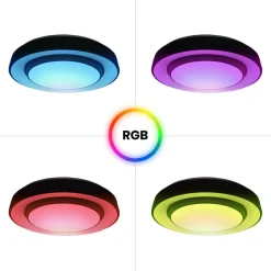 Sklep Kaja Lampa sufitowa LED sterowana pilotem ML6406 NAOMI SMART RGB | Kaja* Plafony Klasyczne|Plafony Nowoczesne