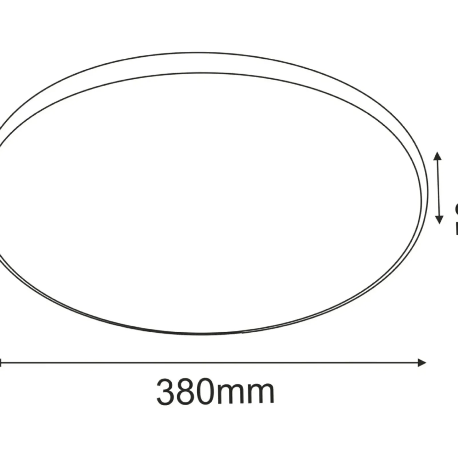 Sklep Kaja Lampa sufitowa LED, tarcza ⌀38cm 3000K ANT 1064 IKA | Kaja Oświetlenie* Lampy Do Łazienki|Plafony Klasyczne