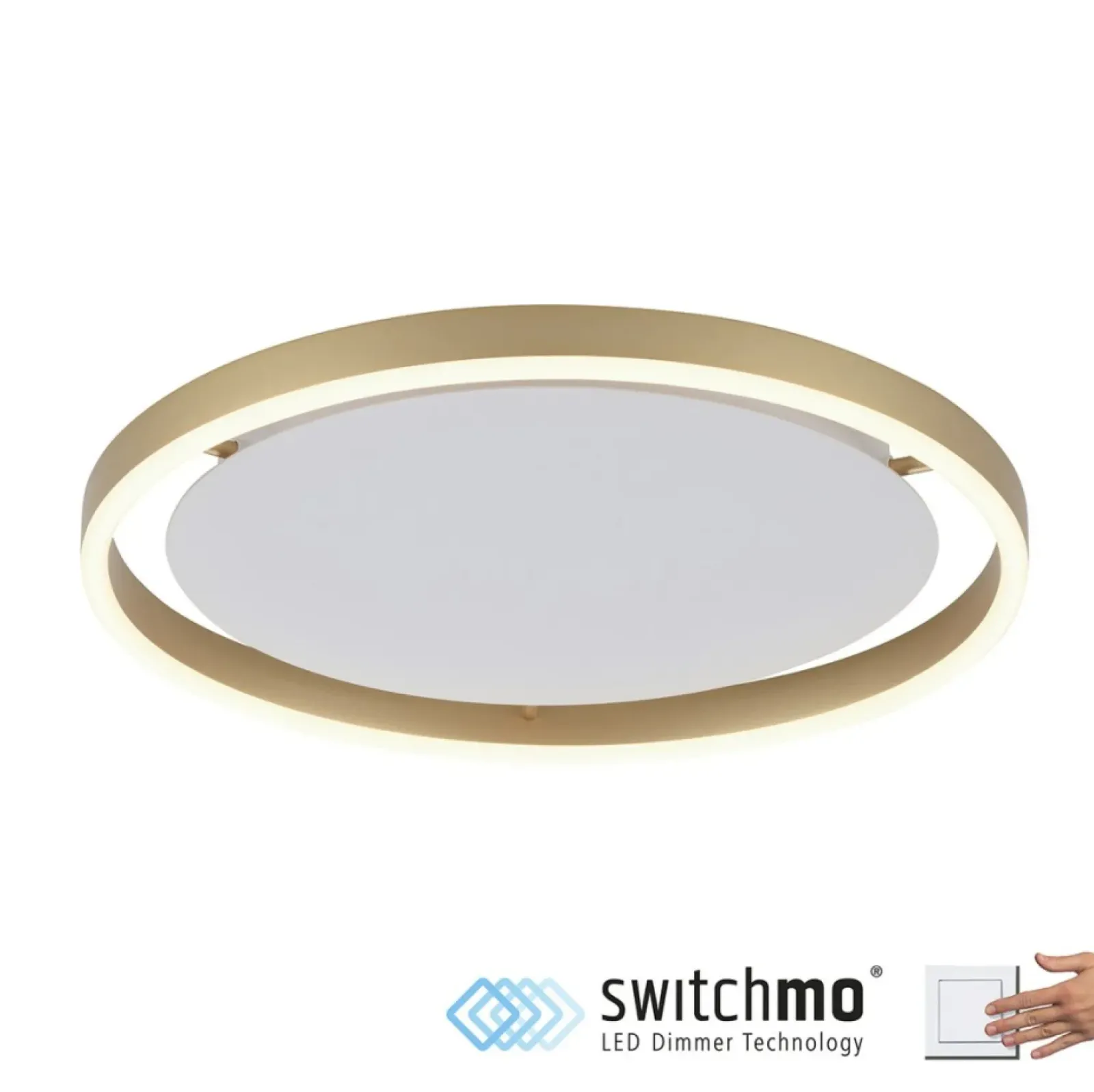 Sklep Kaja Lampa sufitowa LED w kolorze u 15391-60 z serii RITUS | Kaja mosiądz Online