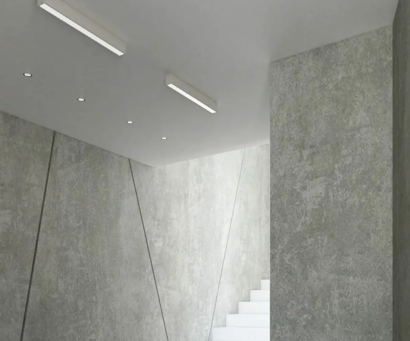 Sklep Kaja Lampa sufitowa LED ze ściemniaczem 57cm MX C0124D LINEAR | Kaja* Lampy Led|Plafony Nowoczesne