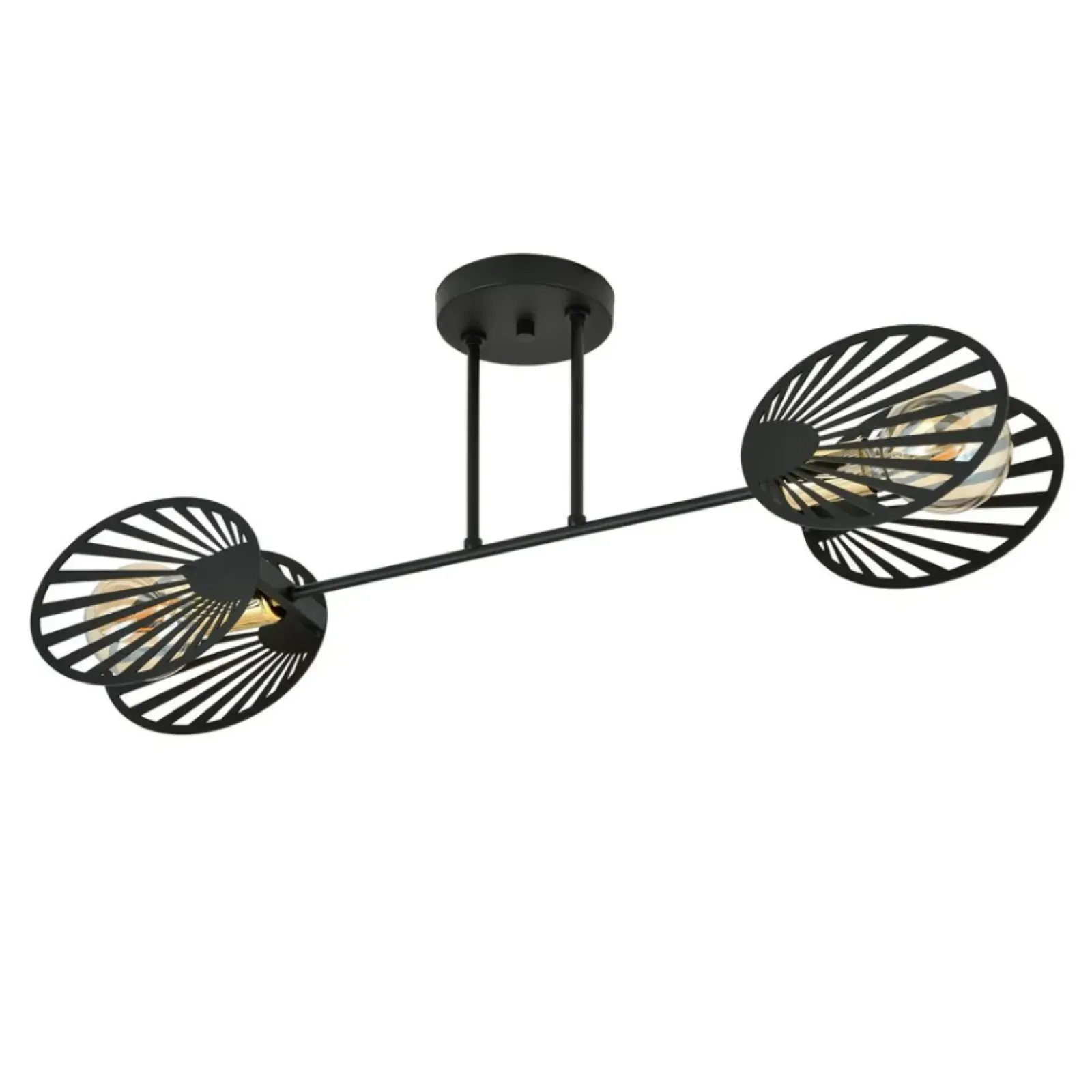 Sklep Kaja Lampa sufitowa, metalowe ażurowe osłony 1181/2 z serii TALIA | Kaja czarny Shop