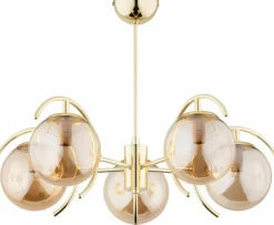 Sklep Kaja Lampa sufitowa modern glamour, do salonu AL 63166 z serii EL-DORADO | Kaja Oświe Best