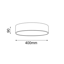 Sklep Kaja Lampa sufitowa na żarówki E27 ⌀40cm ANT 1293 SENGO | Kaja Oświetlenie* Plafony Klasyczne|Plafony Nowoczesne