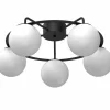 Sklep Kaja Lampa sufitowa na bazie okręgu, mleczne klosze LX 5581 BALLO | Kaja Sale