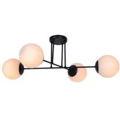 Sklep Kaja Lampa sufitowa na cztery mleczne klosze K-4924 | Kaja Oświetlenie Outlet