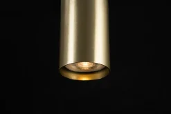 Sklep Kaja Lampa sufitowa na trzy żarówki w złotych tubach 656/3 | Kaja Discount