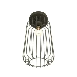 Sklep Kaja Lampa sufitowa, nowoczesny, druciany plafon 1367/1 z serii BARN czarny Hot