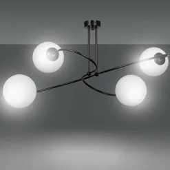Sklep Kaja Lampa sufitowa o ciekawym kształcie oprawy 734/4B | Kaja Oświetlenie Clearance