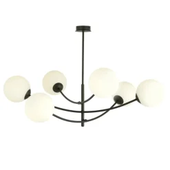 Sklep Kaja Lampa sufitowa o obłych kształtach, białe kule 1102/6 HUNTER | Kaja New