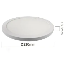 Sklep Kaja Lampa sufitowa pod- i natynkowy okrąg LP-330/1C 4WH YORK | Kaja* Lampy Led|Plafony Nowoczesne