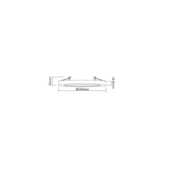 Sklep Kaja Lampa sufitowa pod- i natynkowy okrąg LP-330/1C 4WH YORK | Kaja* Lampy Led|Plafony Nowoczesne
