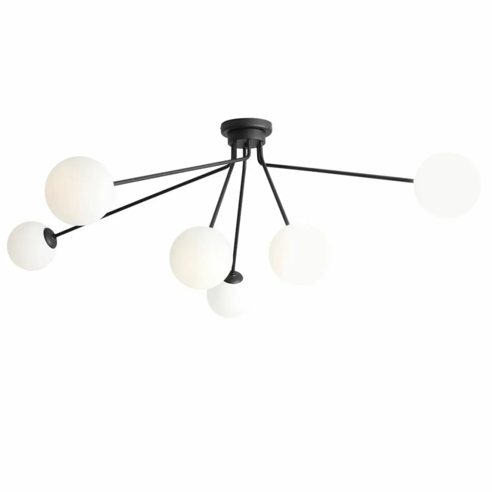 Sklep Kaja Lampa sufitowa szeroka czarna do salonu 1082PL_K1 HOLM | Kaja Zadzwońporabattel.783200183(8-16)/mailsklep@kaja.com.pl Flash Sale