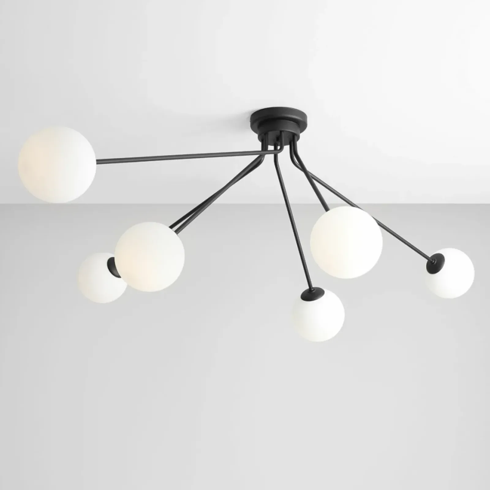 Sklep Kaja Lampa sufitowa szeroka czarna do salonu 1082PL_K1 HOLM | Kaja Zadzwońporabattel.783200183(8-16)/mailsklep@kaja.com.pl Flash Sale