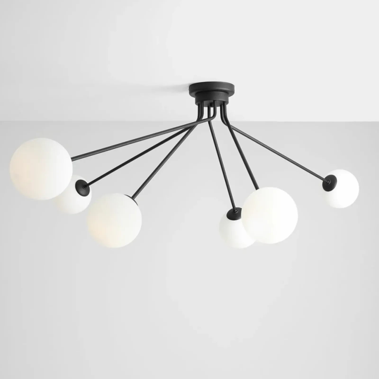 Sklep Kaja Lampa sufitowa szeroka czarna do salonu 1082PL_K1 HOLM | Kaja Zadzwońporabattel.783200183(8-16)/mailsklep@kaja.com.pl Flash Sale