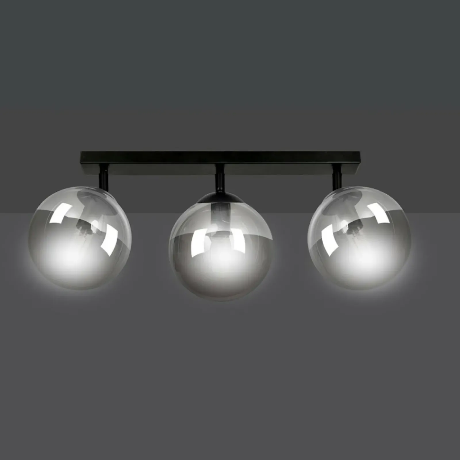 Sklep Kaja Lampa sufitowa typu listwa z kulistymi kloszami 777/3 | Kaja Cheap