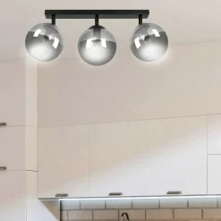 Sklep Kaja Lampa sufitowa typu listwa z kulistymi kloszami 777/3 | Kaja Cheap