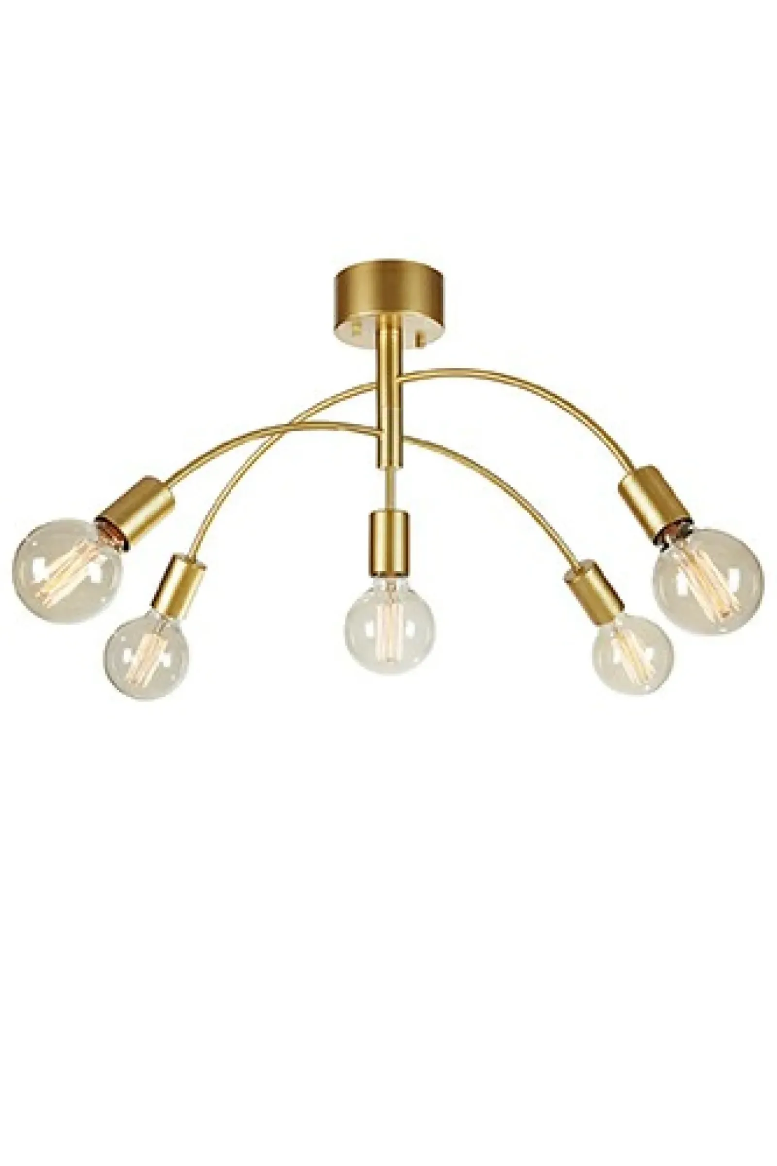 Sklep Kaja Lampa sufitowa w kolorze złotym na pięć żarówek 108285 | Kaja Flash Sale