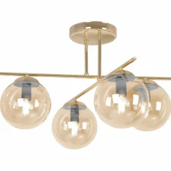 Sklep Kaja Lampa sufitowa w kolorze złota z czterema kloszami K-5413 z serii GRAND Best Sale