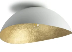 Sklep Kaja Lampa sufitowa w kolorze bieli i złota SIG 40614 z serii SOLARIS Best Sale