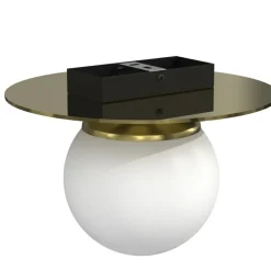 Sklep Kaja Lampa sufitowa w stylu glamour, z kloszem MLP7969 z serii PLATO | Kaja Oświetlen Outlet