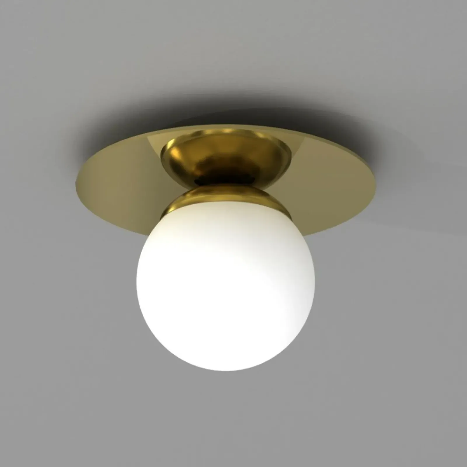 Sklep Kaja Lampa sufitowa w stylu glamour, z kloszem MLP7969 z serii PLATO | Kaja Oświetlen Outlet