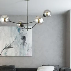 Sklep Kaja Lampa sufitowa w stylu loftowym, do sypialni 1100/4 HUNTER | Kaja Clearance