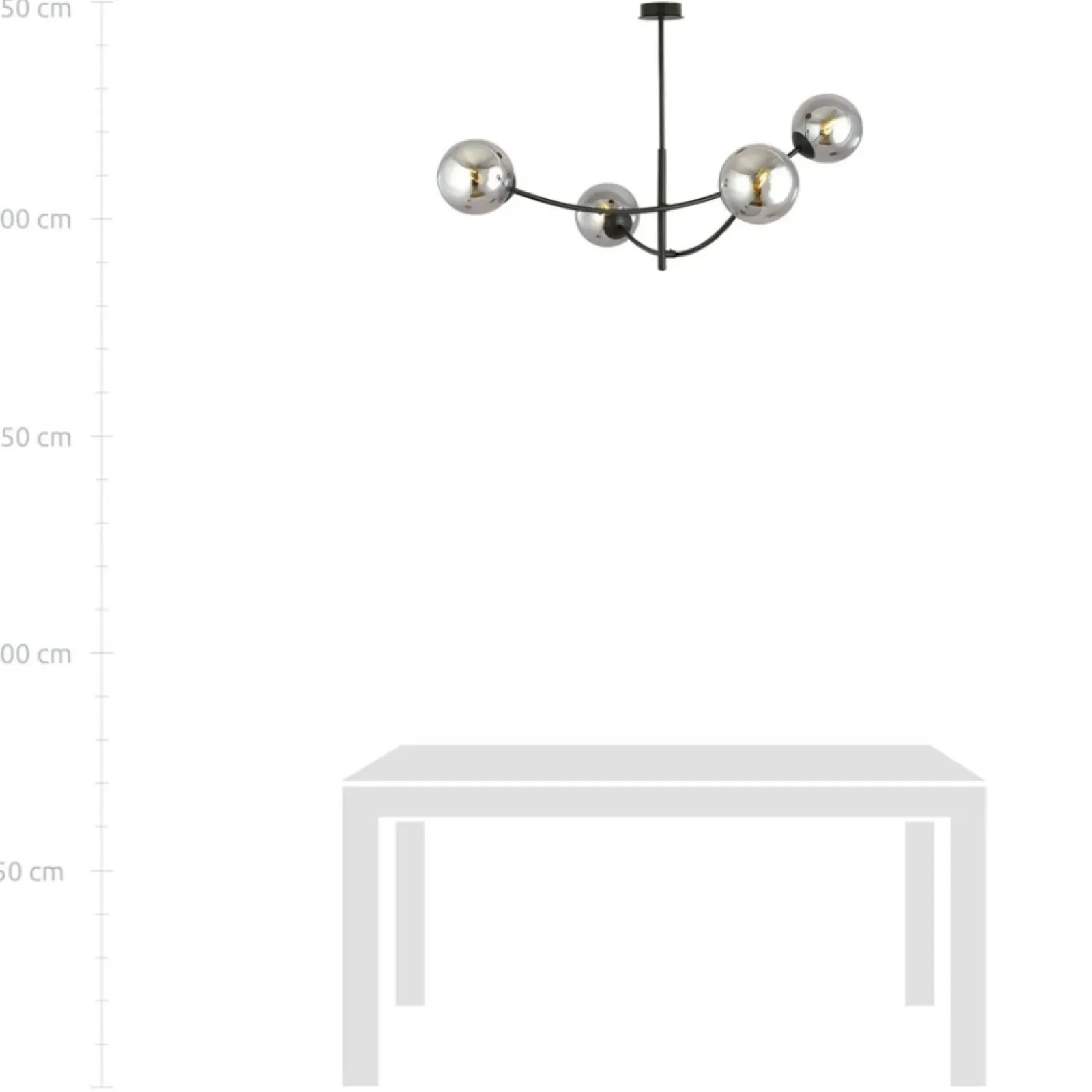 Sklep Kaja Lampa sufitowa w stylu loftowym, do sypialni 1100/4 HUNTER | Kaja Clearance