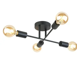 Sklep Kaja Lampa sufitowa w stylu loft PNC-1627-4-BL MONTICO | Kaja Oświetlenie Sale