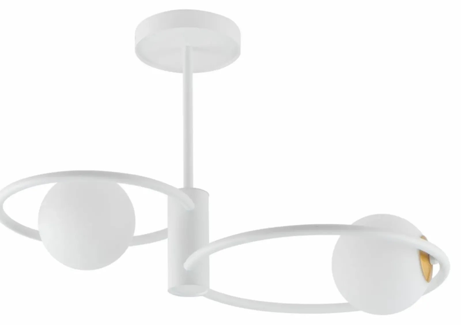 Sklep Kaja Lampa sufitowa w stylu modern classic, do sypialni SIG 33463 AQUA biały Online