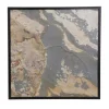 Sklep Kaja Lampa sufitowa w ziemistych barwach 49x49cm 10-17048 LUXAN | Kaja* Plafony Nowoczesne|Lampy Led