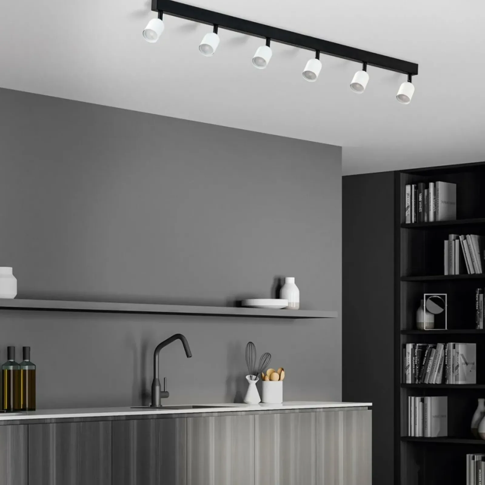 Sklep Kaja Lampa sufitowa z 6 mi kloszami TK 6270 TOP | Kaja Oświetlenie biały Discount