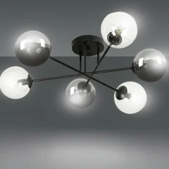 Sklep Kaja Lampa sufitowa z 2 rodzajami kulistych kloszy 834/6B1 | Kaja New