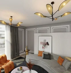 Sklep Kaja Lampa sufitowa z abażurami w stylu boho 1160/6 VENE | Kaja Oświetlenie Cheap