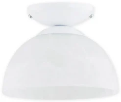 Sklep Kaja Lampa sufitowa z alabastrowym kloszem O3130 P1 BIA | Kaja Oświetlenie* Randole Tradycyjne