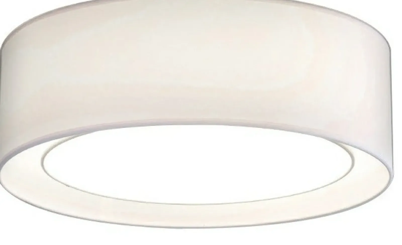 Sklep Kaja Lampa sufitowa z m abażurem, plafon do salonu AZ2318 MILO | Kaja biały Store