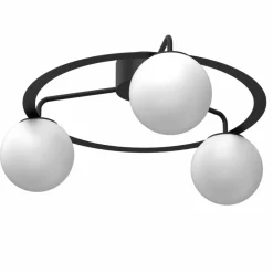 Sklep Kaja Lampa sufitowa z białymi, okrągłymi kloszami LX 5580 BALLO | Kaja Sale