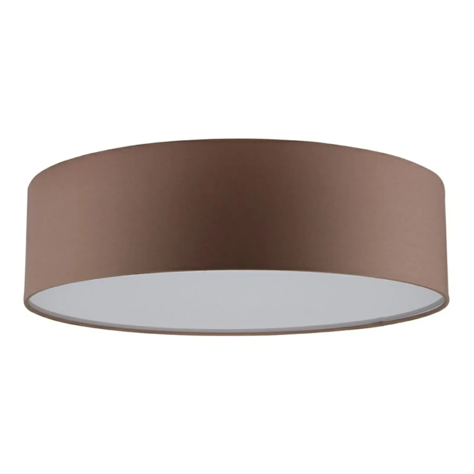 Sklep Kaja Lampa sufitowa z brązowym abażurem 3xE27 ⌀38cm 4793812 JOSEFINA | Kaja Sale