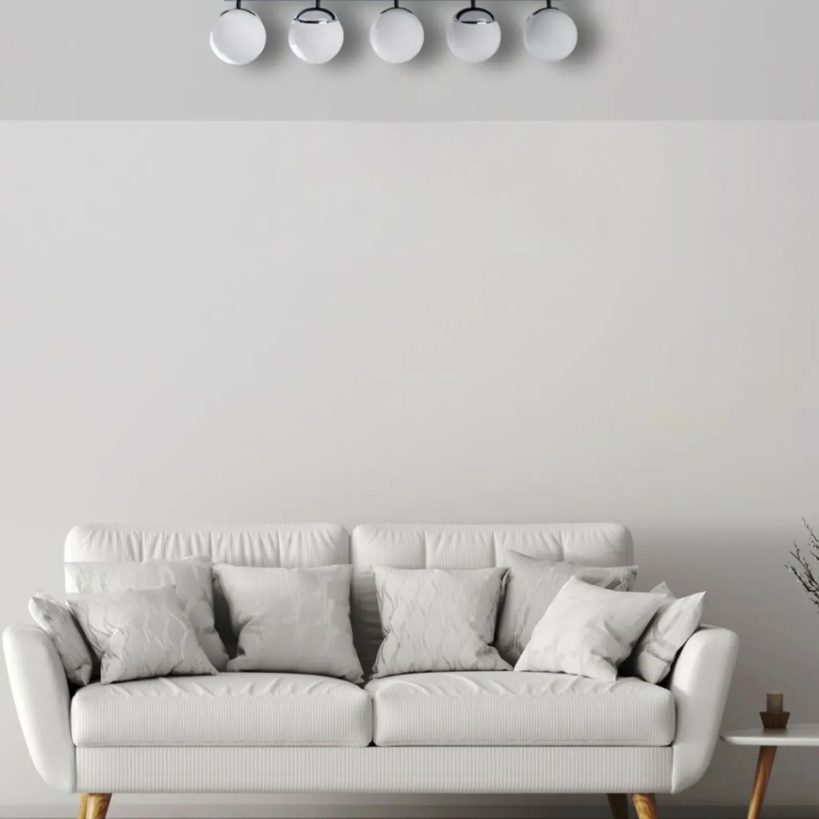 Sklep Kaja Lampa sufitowa z chromowanymi elementami MLP8875 z serii SFERA | Kaja Oświetleni New