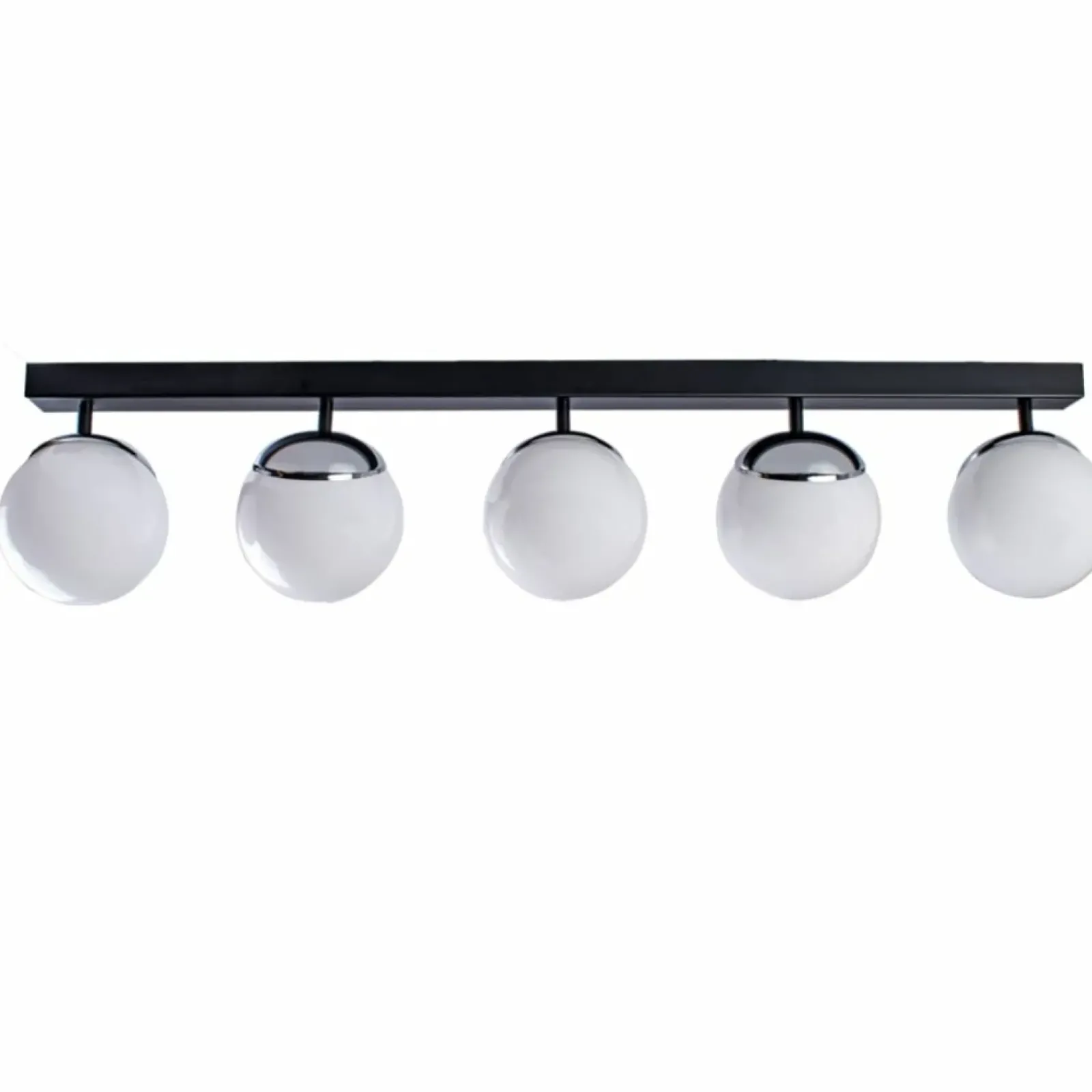Sklep Kaja Lampa sufitowa z chromowanymi elementami MLP8875 z serii SFERA | Kaja Oświetleni New