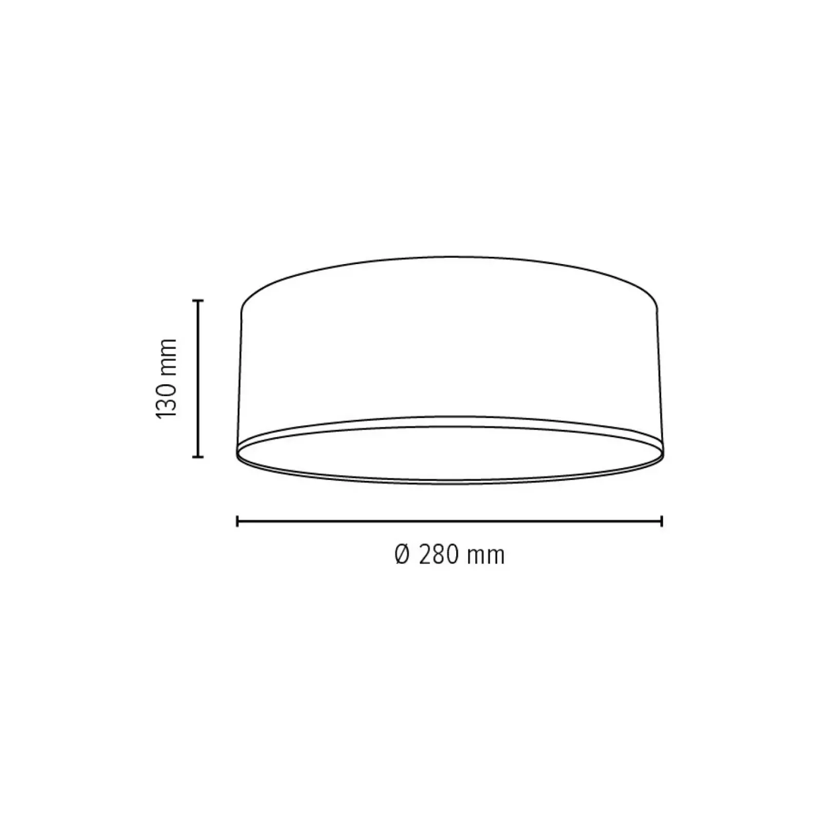 Sklep Kaja Lampa sufitowa z ciemnym abażurem 2xE27 ⌀28cm 4782812 JOSEFINA | Kaja Cheap