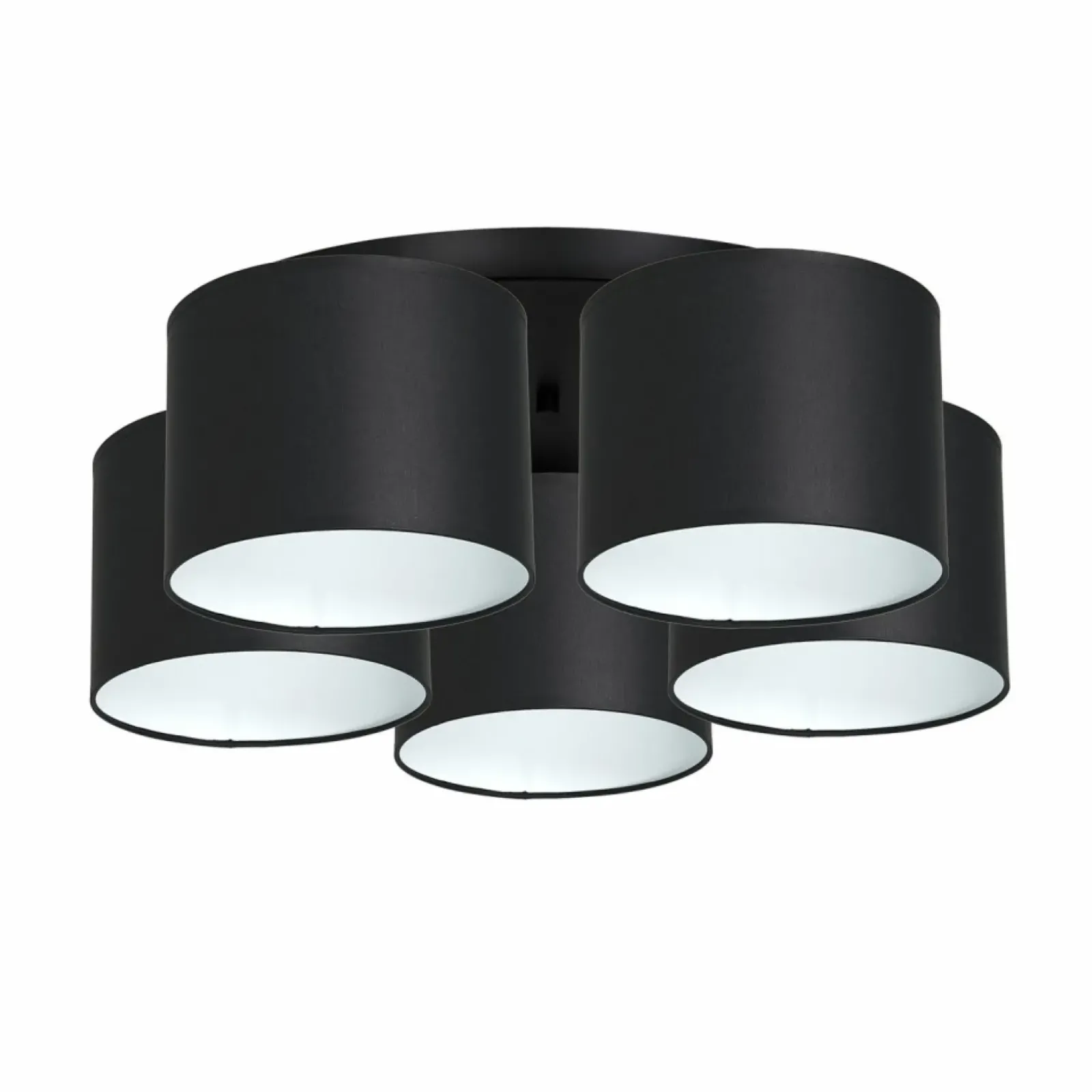 Sklep Kaja Lampa sufitowa z czarno-białymi abażurami LX 3470 z serii ARDEN | Kaja czarny Online