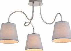 Sklep Kaja Lampa sufitowa z dekoracyjnymi ramionami 33-70746 LUK | Kaja srebrny Best Sale