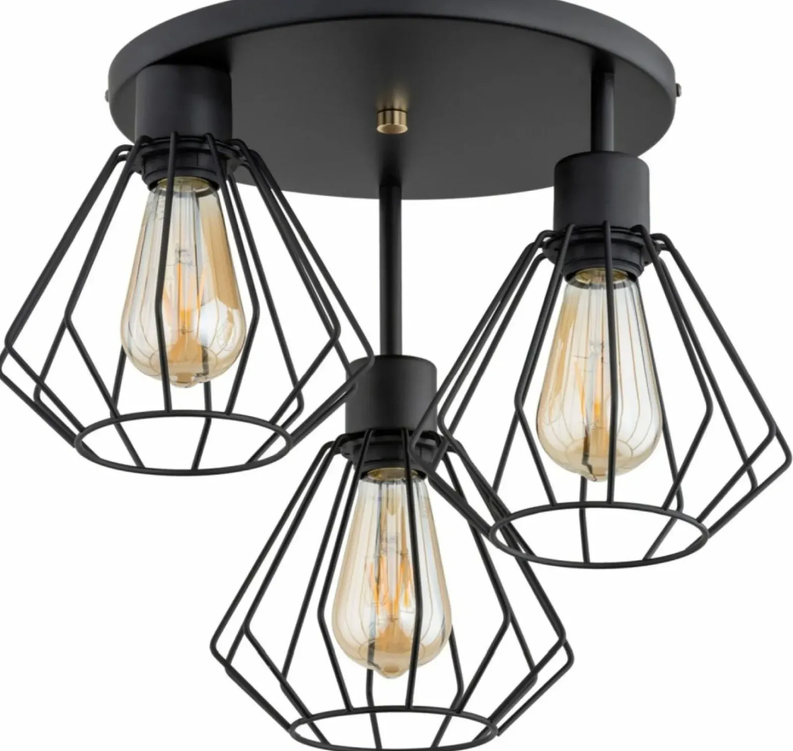 Sklep Kaja Lampa sufitowa z drucianymi, geometrycznymi kloszami AL 62351 TUET Best